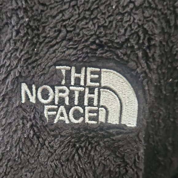 The North Face Womens Black Charcoal Fleece zip up Jacket size Large - Picture 2 of 9